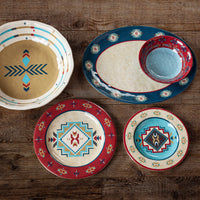 Spirit Valley Melamine Dinner Plates, Set of 4 Dinner Plate