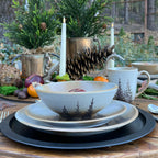 Clearwater Pines 16PC Ceramic Dinnerware Set Dinnerware Set
