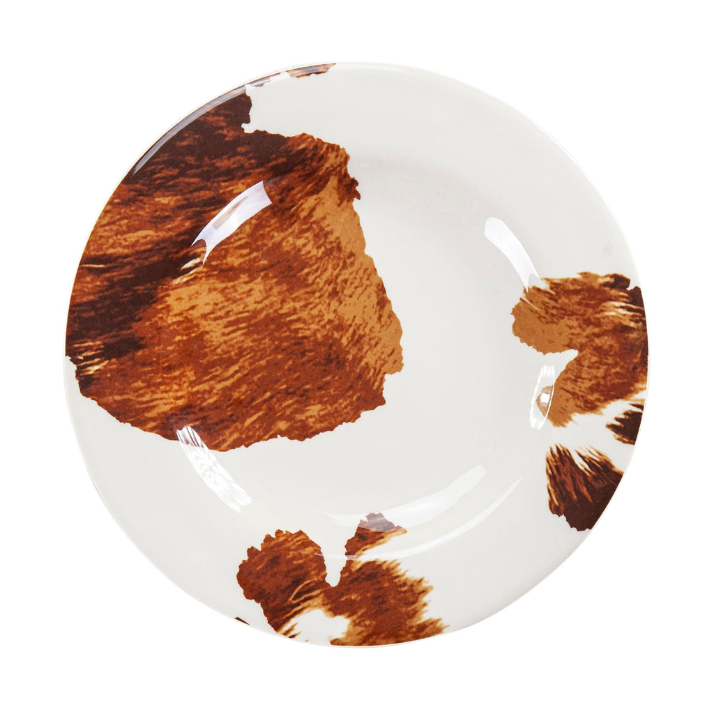 Elsa Cowhide 14PC Melamine Dinnerware Set Dinnerware Set