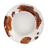 Elsa Cowhide 14PC Melamine Dinnerware Set Dinnerware Set