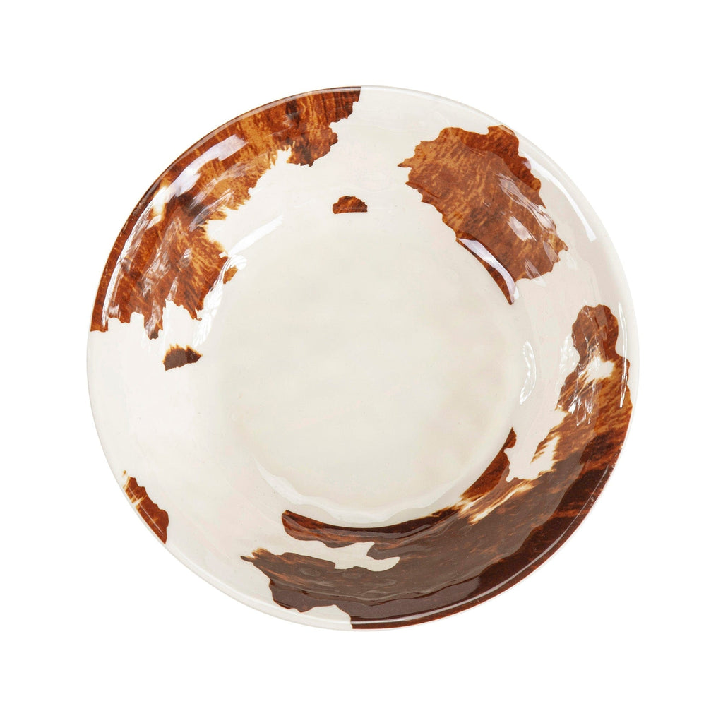 Elsa Cowhide 14PC Melamine Dinnerware Set Dinnerware Set