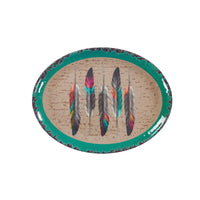 Feather 14PC Melamine Dinnerware Set Dinnerware Set