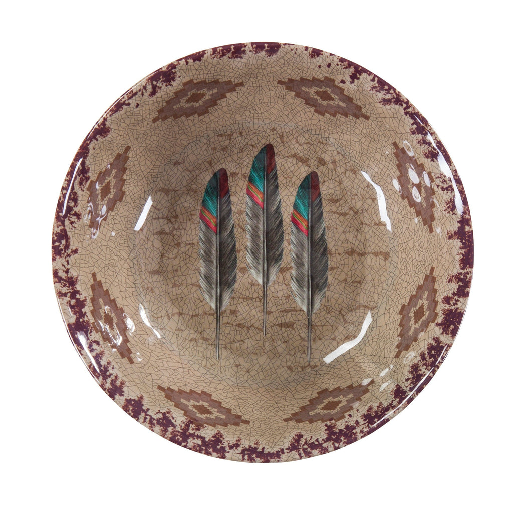 Feather 14PC Melamine Dinnerware Set Dinnerware Set