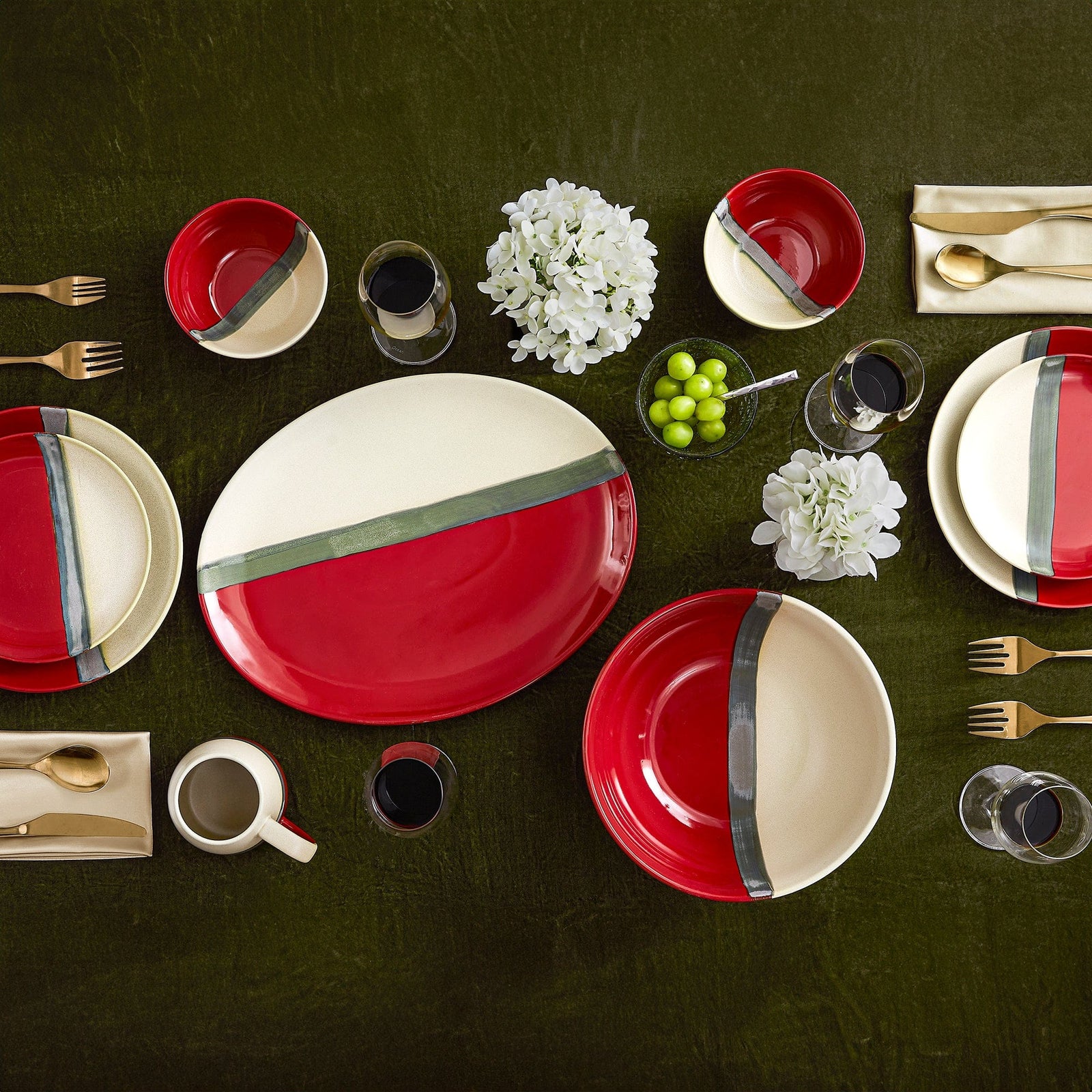 Pasadizo 16PC Ceramic Dinnerware Set Dinnerware Set