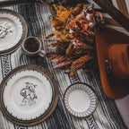 Ranch Life 14PC Melamine Dinnerware Set Dinnerware Set