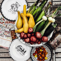 Ranch Life 14PC Melamine Dinnerware Set Dinnerware Set