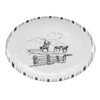 Ranch Life 14PC Melamine Dinnerware Set Dinnerware Set