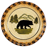 Rustic Bear 16PC Ceramic Dinnerware Set Dinnerware Set