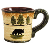 Rustic Bear 16PC Ceramic Dinnerware Set Dinnerware Set