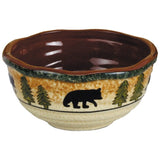 Rustic Bear 16PC Ceramic Dinnerware Set Dinnerware Set