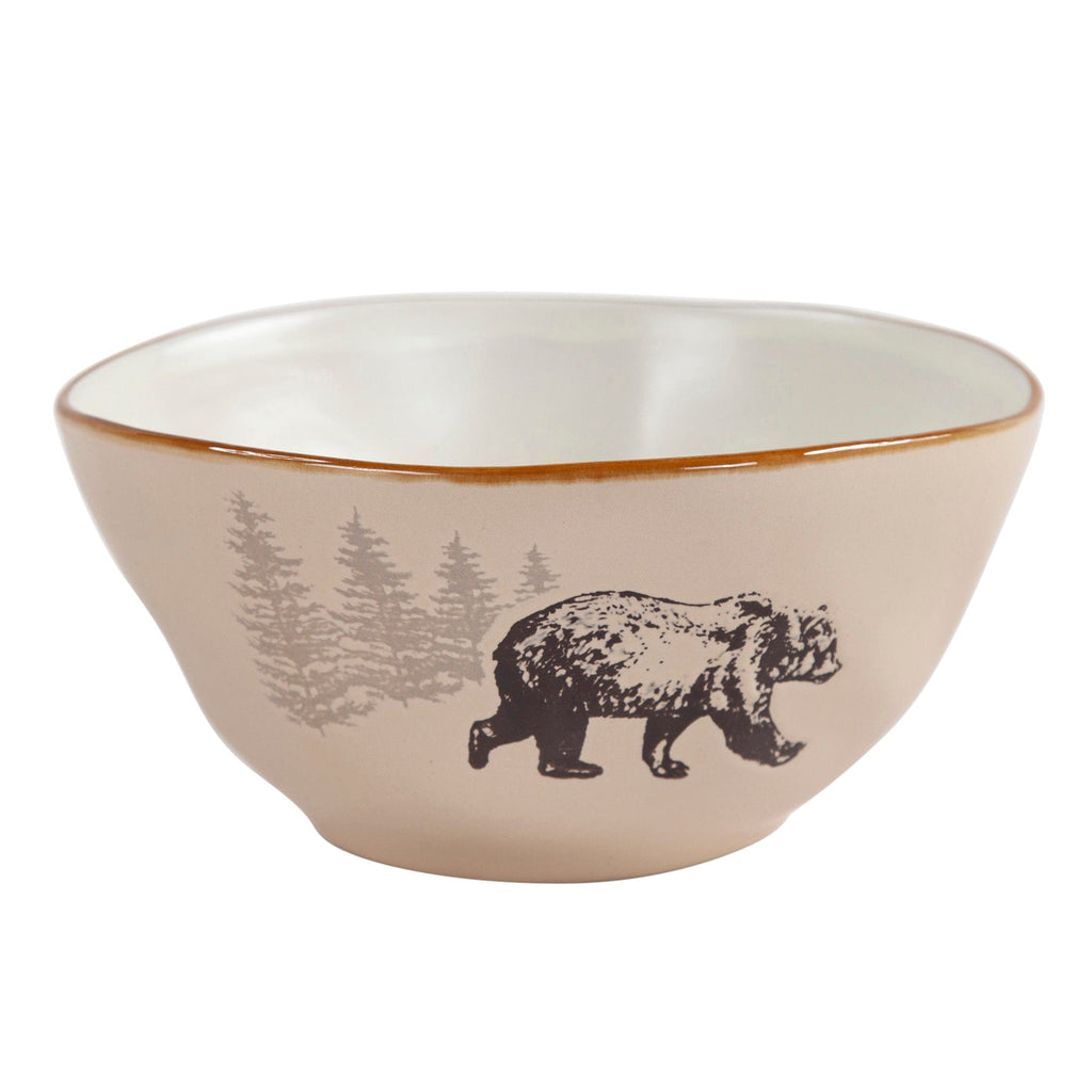White Pine Ceramic Dinnerware Set 16 PC Dinnerware Set