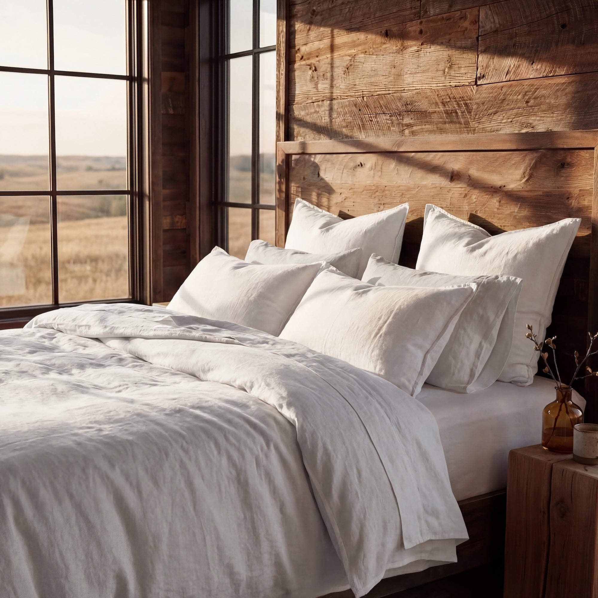 100% French Flax Linen Duvet Cover Set Duvet Cover