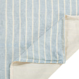 Larkspur 100% Slub Linen Prairie Stripe Duvet Cover Set Duvet Cover