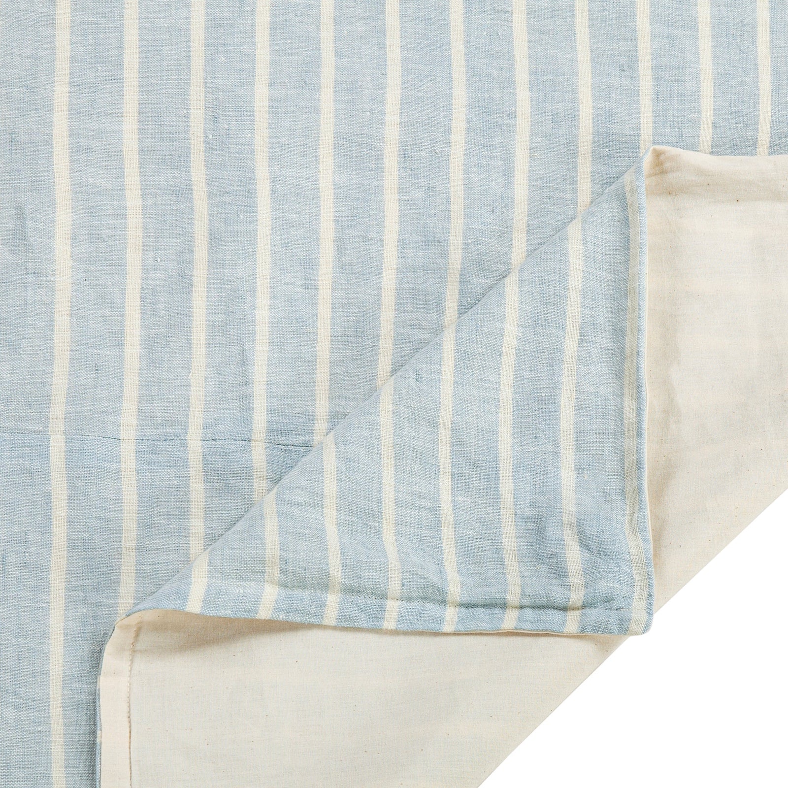 Larkspur 100% Slub Linen Prairie Stripe Duvet Cover Set Duvet Cover