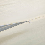 Larkspur 100% Slub Linen Prairie Stripe Duvet Cover Set Duvet Cover