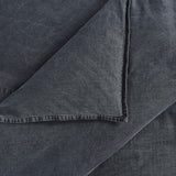 Stonewashed Cotton Canvas Duvet Cover Set Duvet Cover