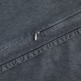 Stonewashed Cotton Canvas Duvet Cover Set Duvet Cover