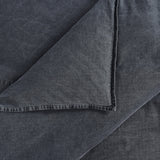 Stonewashed Cotton Canvas Duvet Cover Set Duvet Cover