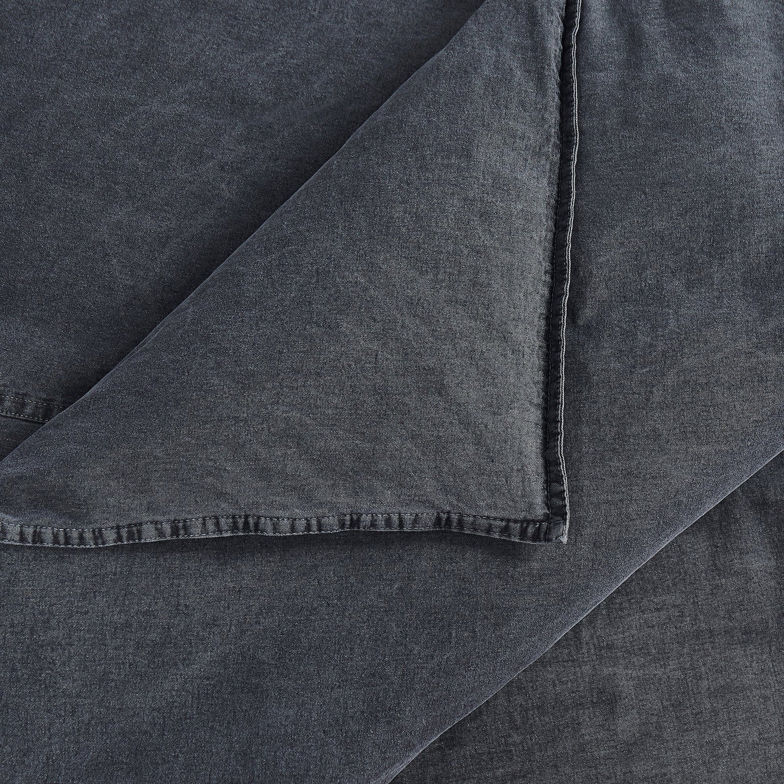 Stonewashed Cotton Canvas Duvet Cover Set Duvet Cover