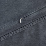 Stonewashed Cotton Canvas Duvet Cover Set Duvet Cover