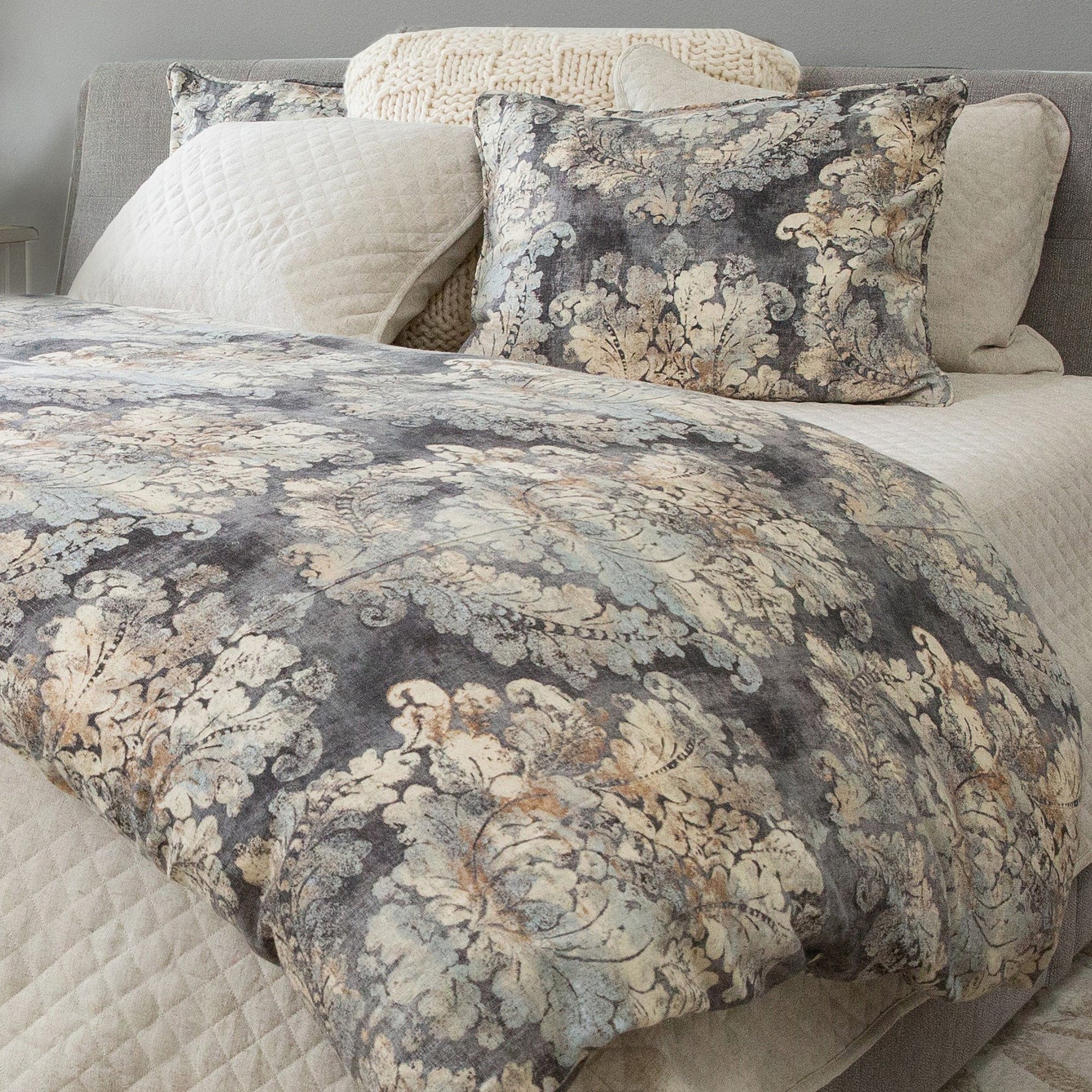 Victoria Damask Bedding Set Duvet Cover