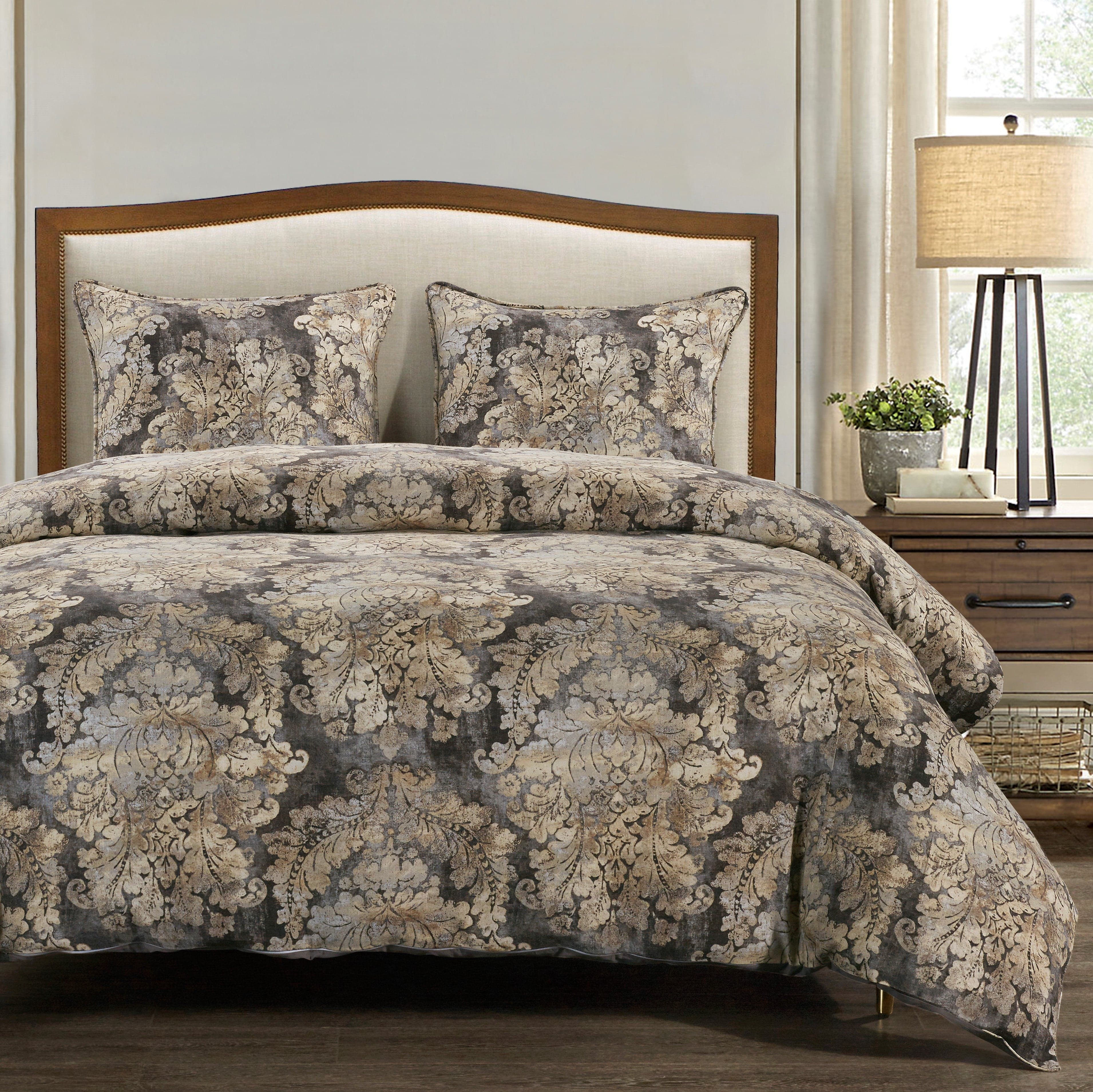 Victoria Damask Bedding Set Duvet Cover
