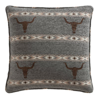 Chisholm Longhorn Chenille Jacquard Euro Sham Euro Sham