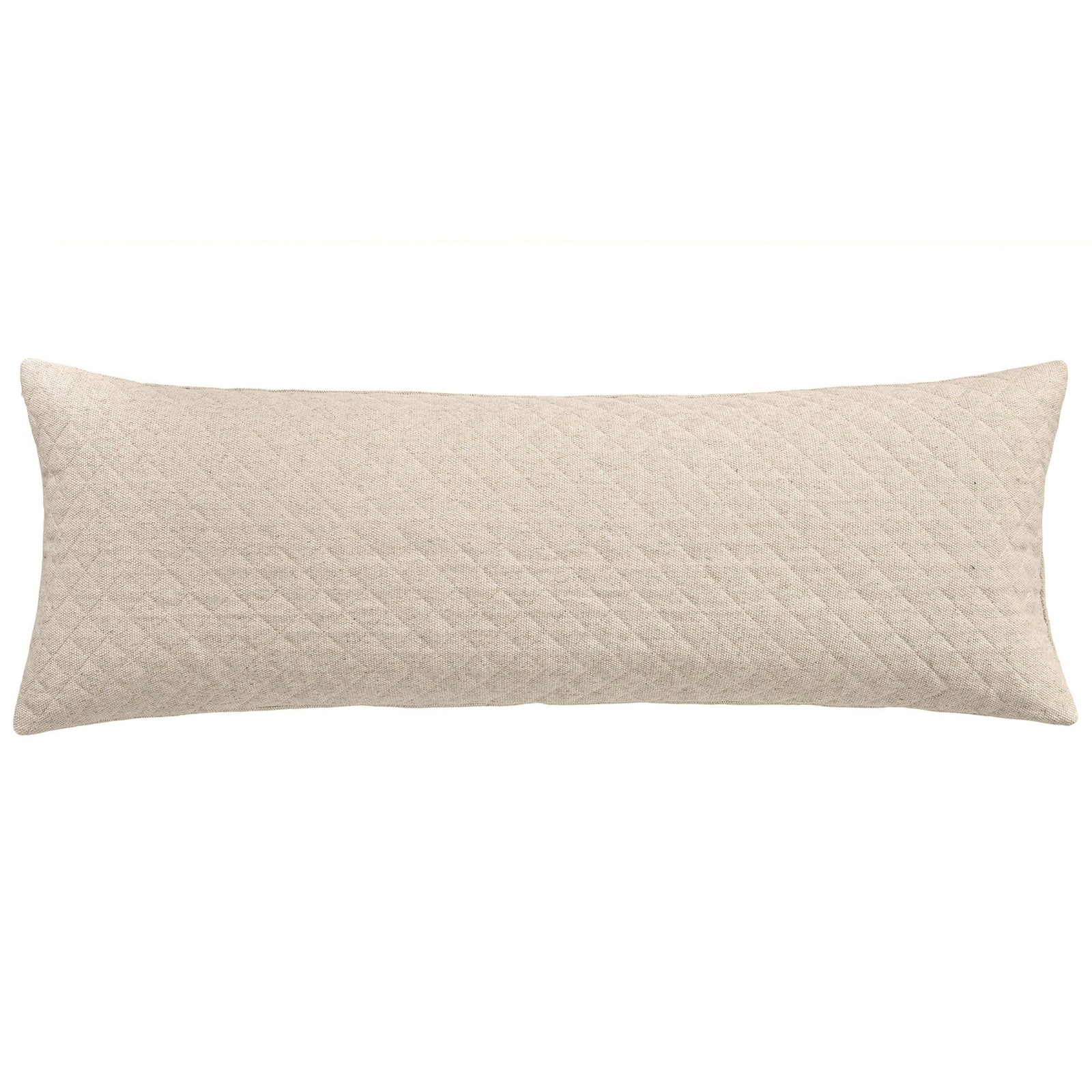 Farah Linen Blend Long Lumbar Pillow Euro Sham