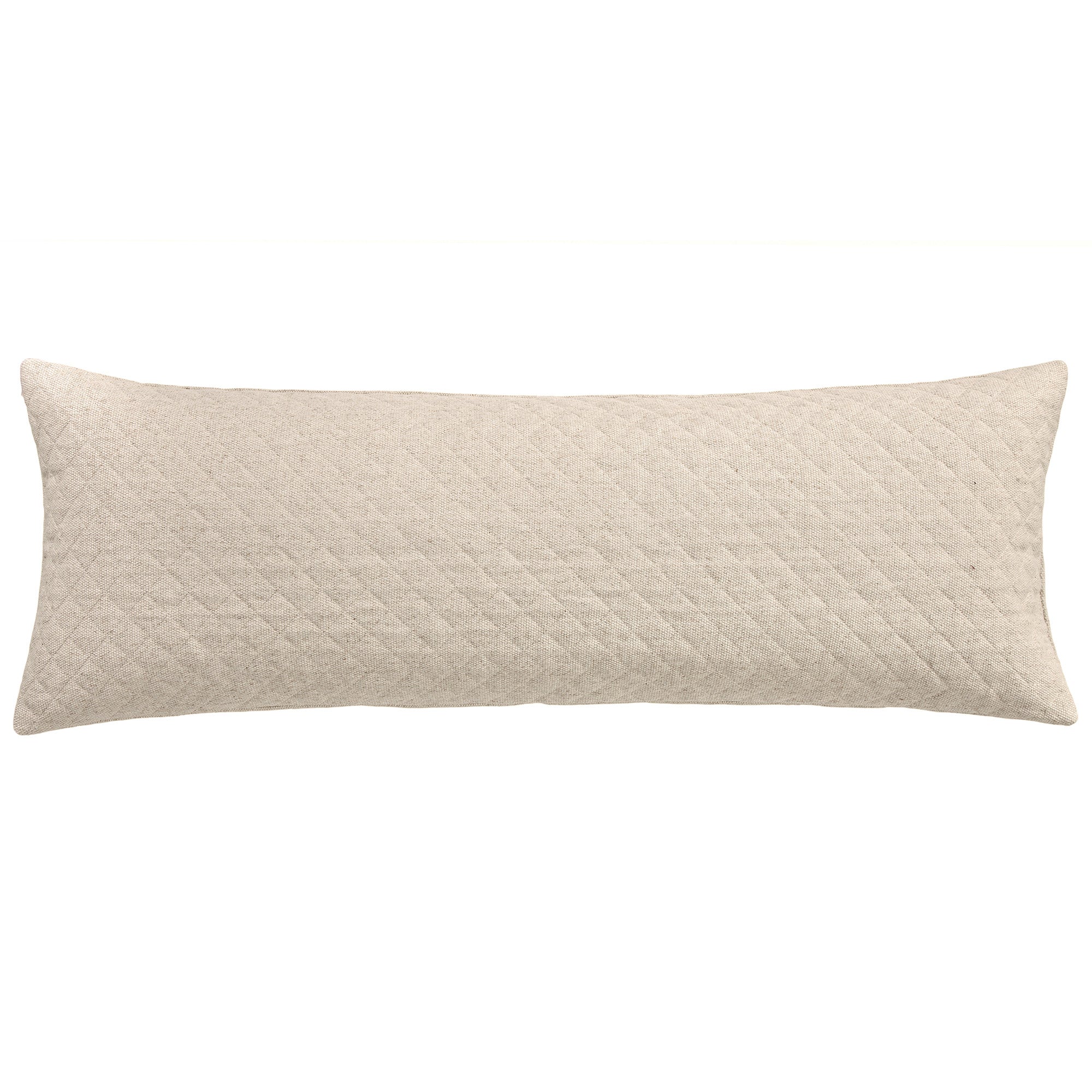 Farah Linen Blend Long Lumbar Pillow Euro Sham