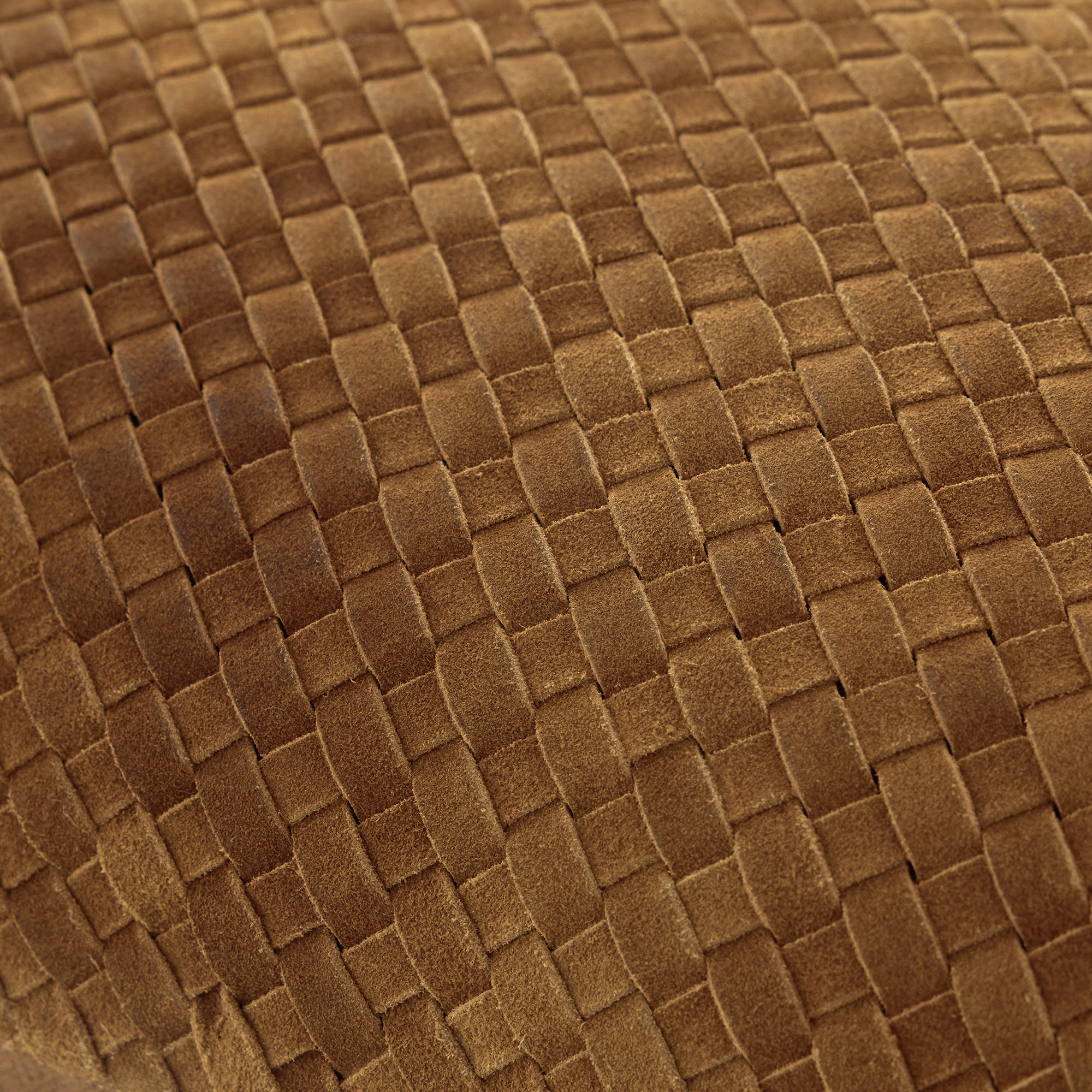 Woven Suede Lumbar Pillow Leather Pillow