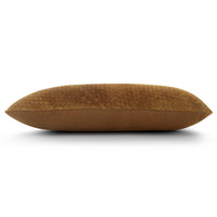 Woven Suede Lumbar Pillow Leather Pillow
