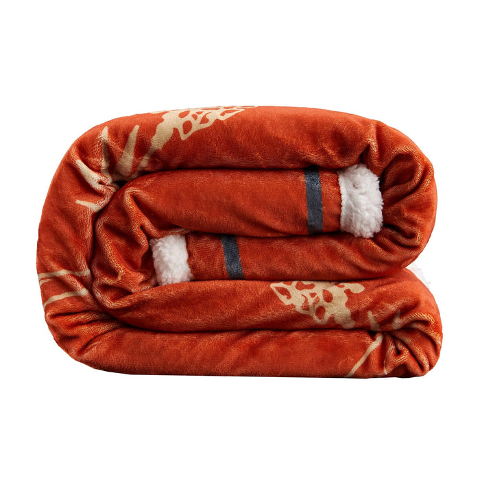 Marfa Campfire Sherpa Throw, 6 MOQ