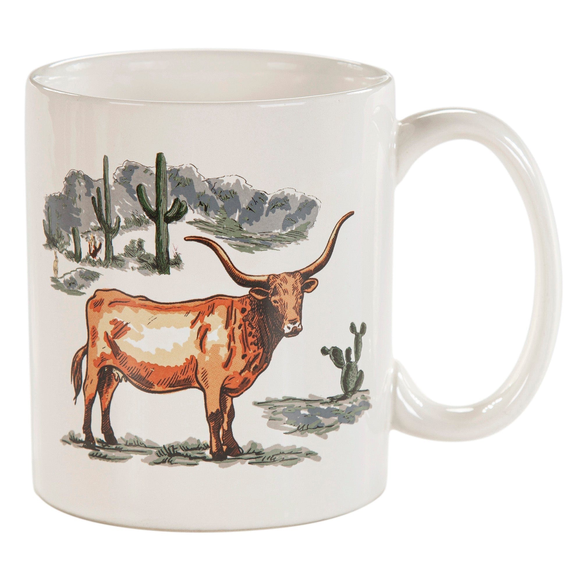 Paseo Road Ranch Life Longhorn Mug - MG2138-OS-LH