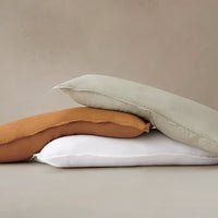 100% French Flax Linen Long Lumbar Pillow Pillow