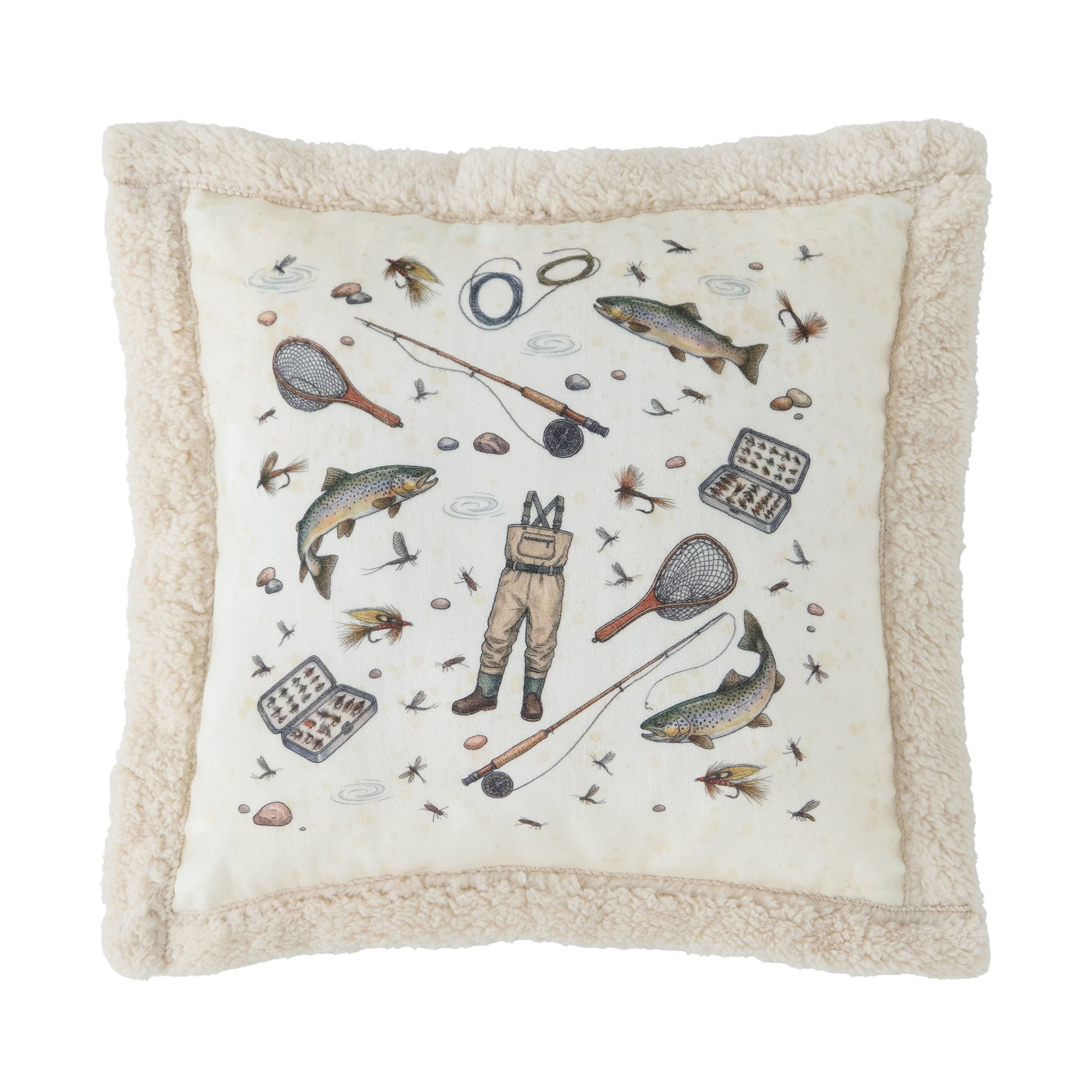 Angler Gear Campfire Sherpa Pillow Pillow