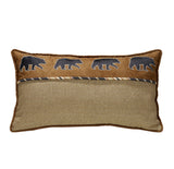 Ashbury Black Bear Lumbar Pillow Pillow