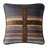 Estes Chenille Pillow Blue Pillow