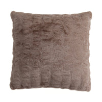 Ruched Rabbit Euro Pillow Blush Pillow
