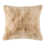 Ruched Rabbit Euro Pillow Cream Pillow