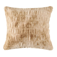 Ruched Rabbit Euro Pillow Cream Pillow