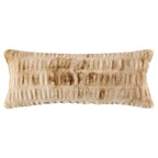 Ruched Rabbit Lumbar Pillow Cream Pillow