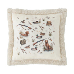 Coordinating Campfire sherpa pillow