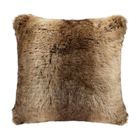 Faux Wolf Fur Oversized Throw Pillow Pillow