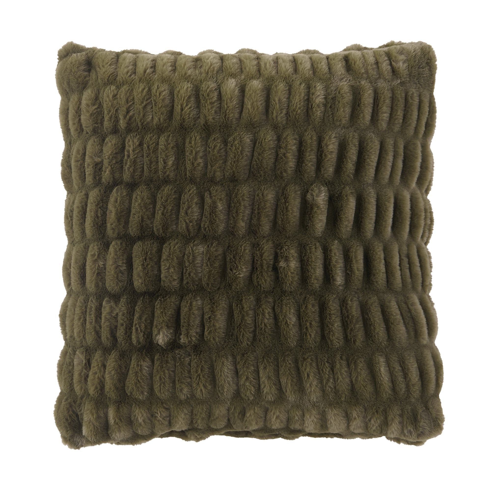 Ruched Rabbit Euro Pillow Fern Green Pillow