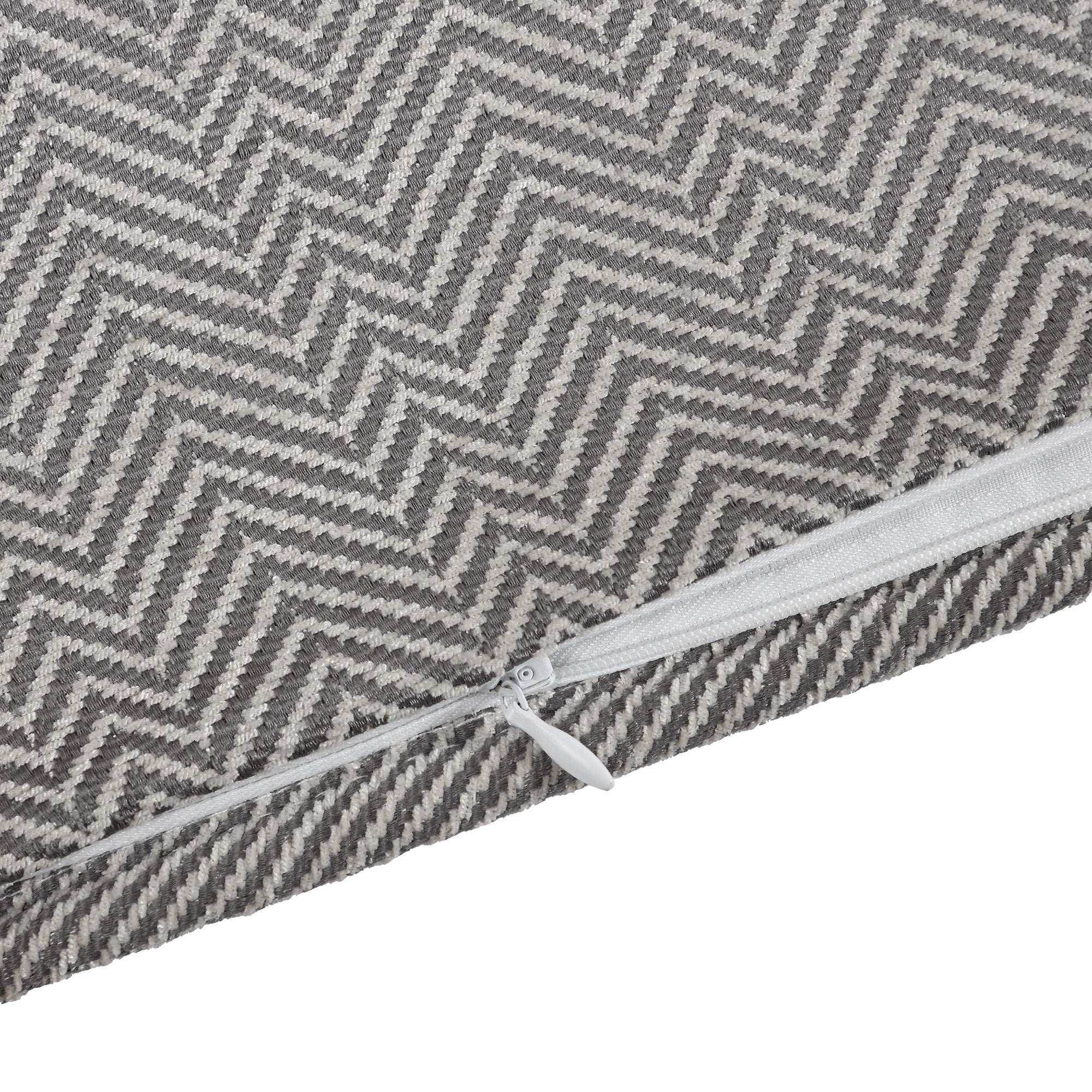 Herringbone Buckle Detailed Lumbar Pillow Pillow