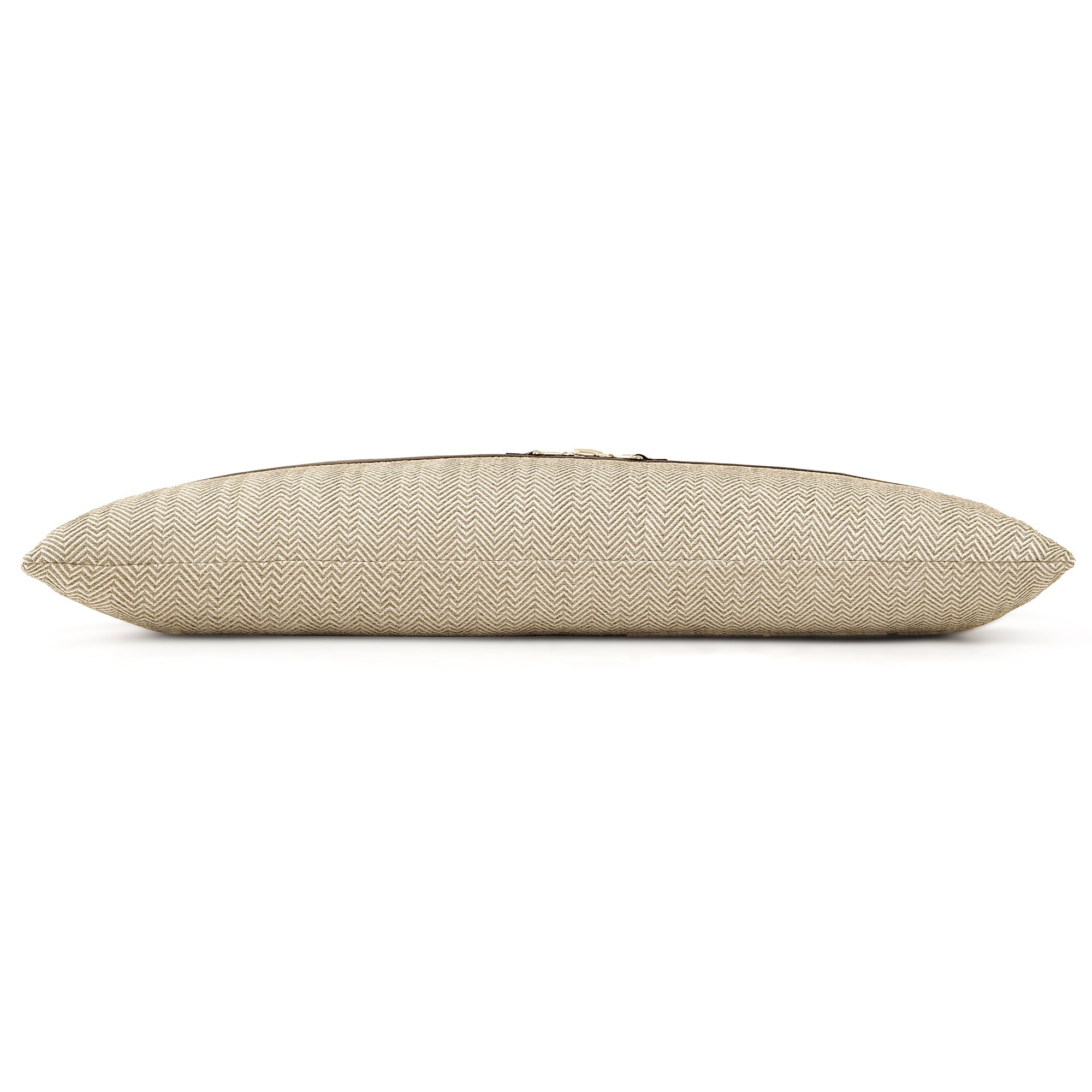 Herringbone Buckle Detailed Lumbar Pillow Pillow