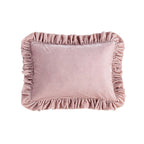 Stella Faux Silk Velvet Oblong Pillow Lilac Pillow