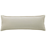 100% French Flax Linen Long Lumbar Pillow Natural Pillow