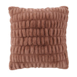 Ruched Rabbit Euro Pillow Rosewood Pillow