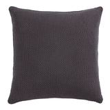 Cotton Knit Euro Pillow Slate Pillow